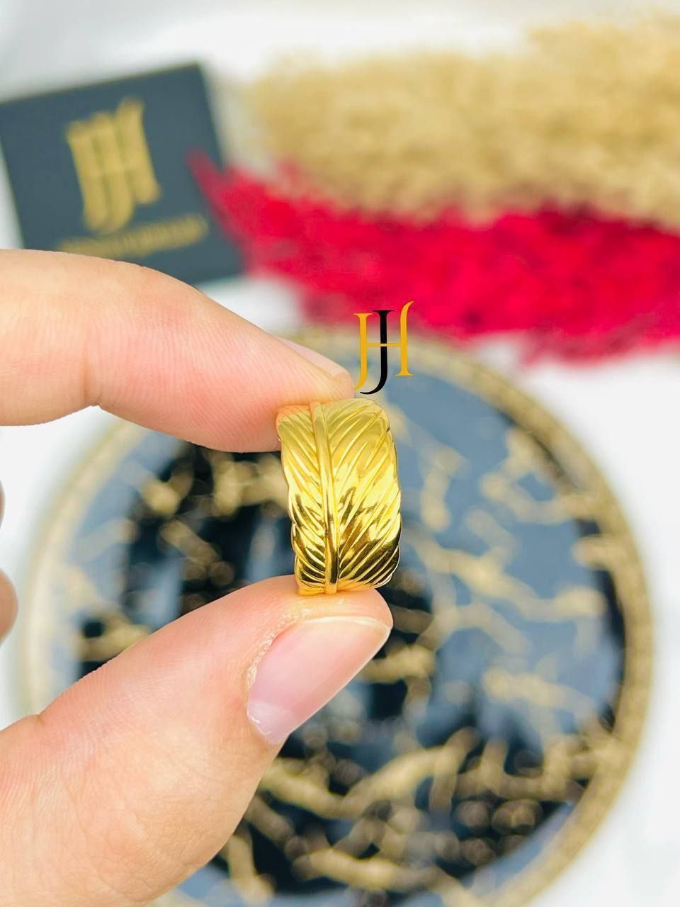 خاتم ريشه فري سايز