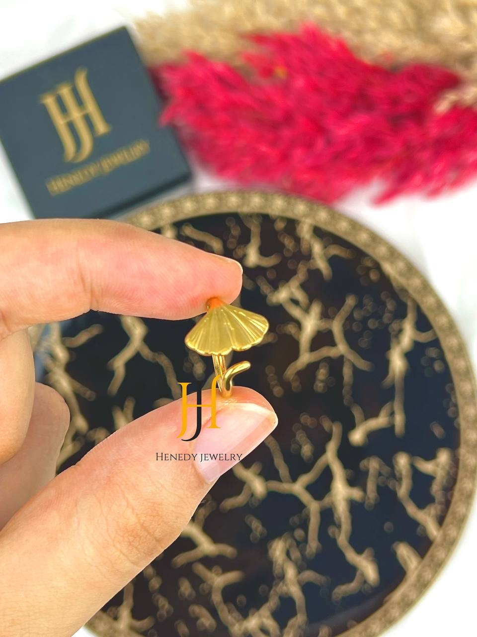 خاتم صدفه فري سايز