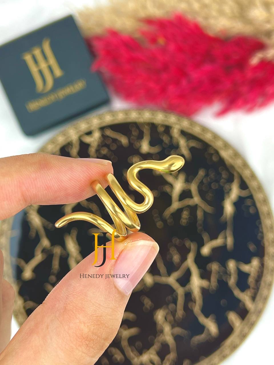 خاتم ثعبان فري سايز