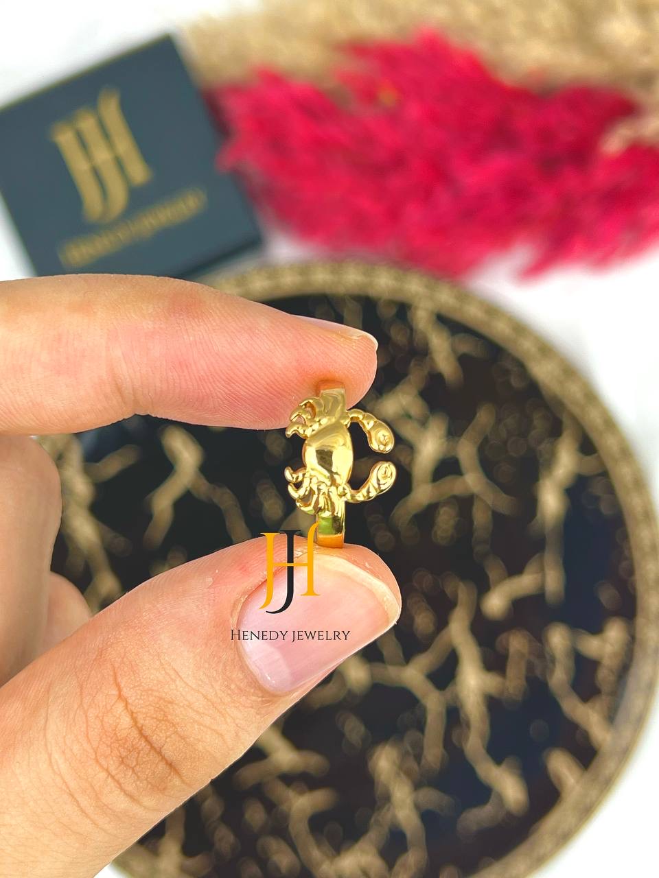 خاتم استاكوزه فري سايز